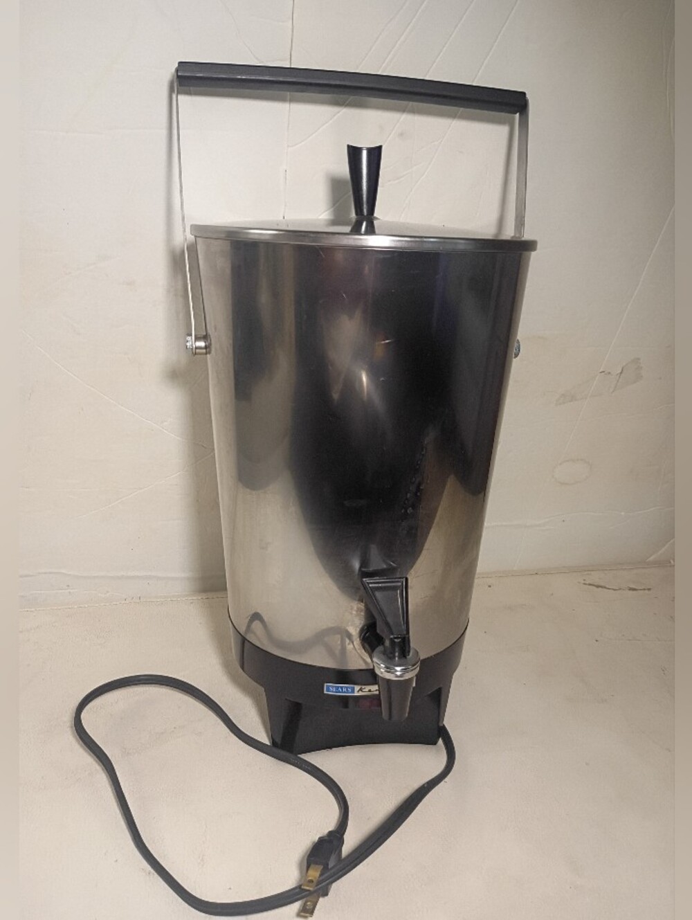 Vintage 60s Sears Kenmore Automatic Coffee Urn Model 874.67411 TESTED WRKS VGC